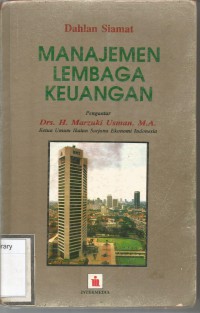 MANAJEMEN LEMBAGA KEUANGAN