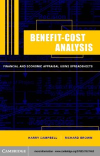 Image of Benefit-Cost Analysis : Financial and Economic Appraisal using Spreadsheets