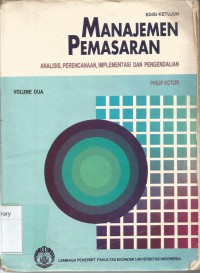 Manajemen Pemasaran Edisi 7 Jilid 2