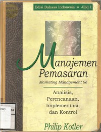 Manajemen Pemasaran Edisi 9 Jilid 1