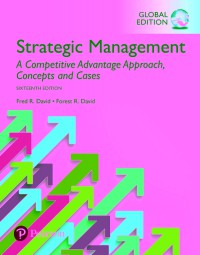 Strategic Management Concepts and Cases : A Competitive Advantage Approach , Global Edition, Sixteenth edition