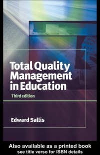 Total Quality Management in Education Third edition